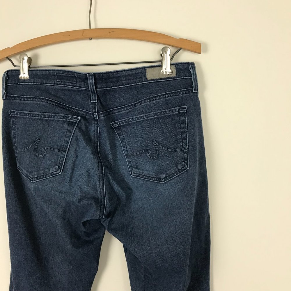 AG Jeans Women's 27R Legging Ankle Super Skinny Blue Jeans Dark Wash Stretch B4 - Picture 4 of 6